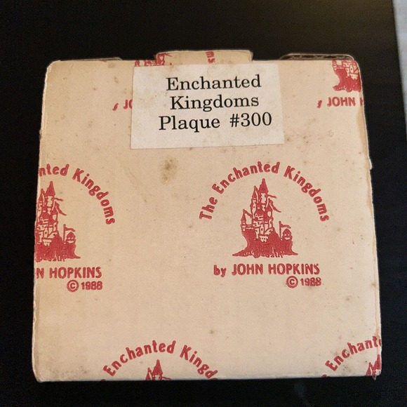 The Enchanted Kingdoms Castle John Hopkins Hand Painted Limited 1988 W/ Box #300 - Picture 13 of 13